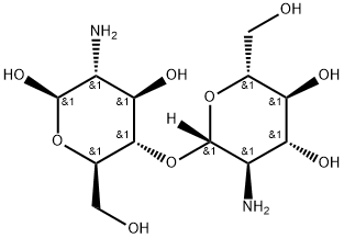 beta-D-glucosaminyl-(1->4)-D-glucosamine Structure