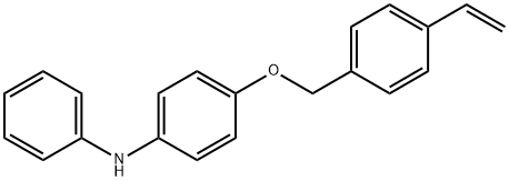 4-[(4-Ethenylphenyl)methoxy]-N-phenylbenzenamine Structure