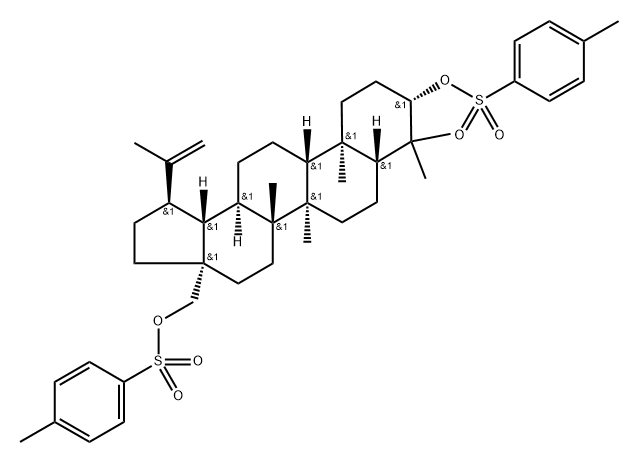 Betulin 3,28-di-o-tosylate, 97%, Semi-Synthetic Structure