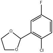 2-(2-chloro-5-fluorophenyl)-1,3-dioxolane Structure