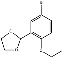 2-(5-Bromo-2-ethoxyphenyl)-1,3-dioxolane Structure