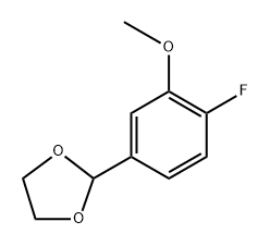 2-(4-fluoro-3-methoxyphenyl)-1,3-dioxolane Structure