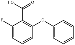 2-Fluoro-6-phenoxybenzoic acid 구조식 이미지