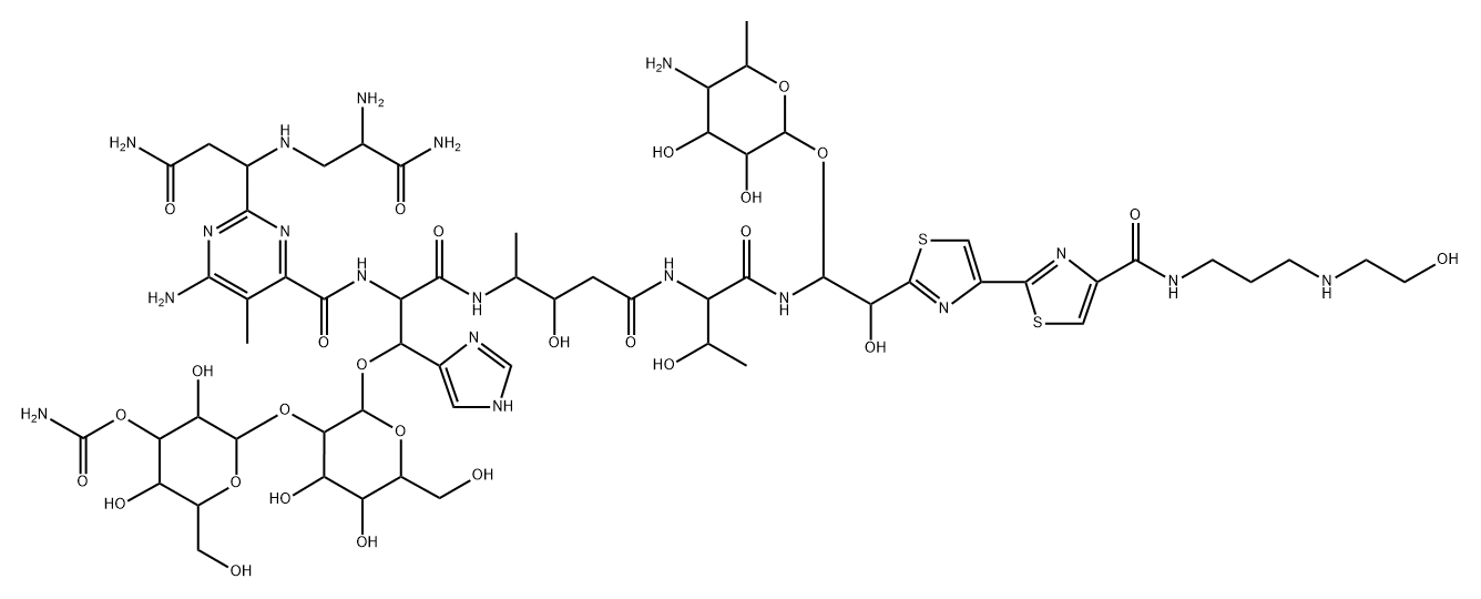Tallysomycin S(sub 6b) copper complex Structure