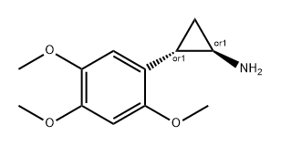 rac-(1R,2S)-2-(2,4,5-trimethoxyphenyl)cyclopropa
n-1-amine Structure