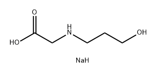sodium 2-[(3-hydroxypropyl)amino]acetate 구조식 이미지