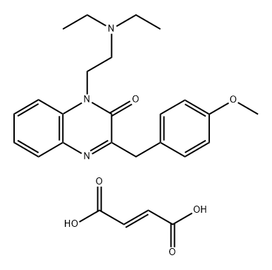 Caroverine fumarate Structure