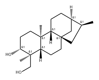 Kaurane-3,18-diol, (3α,4β)- (9CI) Structure