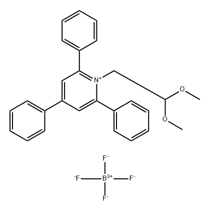 1-(2,2-Dimethoxyethyl)-2,4,6-triphenylpyridin-1-ium tetrafluoroborate Structure