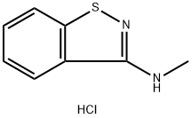 N-Methyl-1,2-benzothiazol-3-amine hydrochloride 구조식 이미지