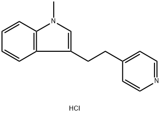 4-(1-METHYL-3-INDOLYLETHYL)PYRIDINE HYDROCHLORIDE Structure