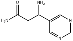 5-Pyrimidinepropanamide, β-amino- Structure