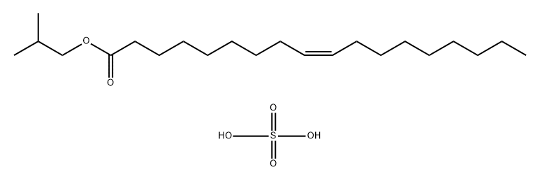 isobutyl oleate, compound with sulphuric acid Structure