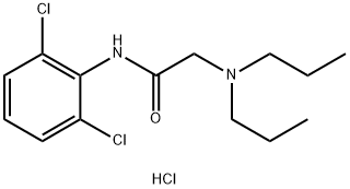 -DICHLORO-2-(DIPROPYLAMINO)-ACETANILIDE HYDROCHLORIDE Structure