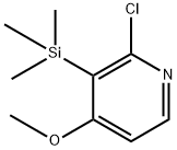 2-chloro-4-methoxy-3-(trimethylsilyl)pyridine Structure