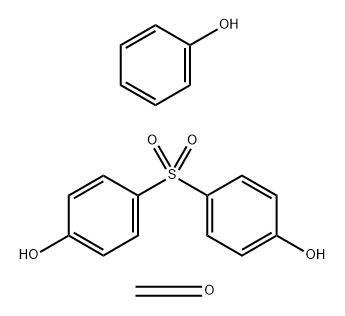 Formaldehyde, polymer with phenol and 4.4'-sulfonylbis[phenol] Structure