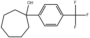1-(4-(trifluoromethyl)phenyl)cycloheptanol Structure