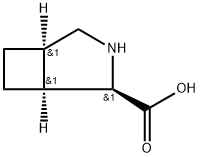 rel-(1R,2S,5S)-3-azabicyclo[3.2.0]heptane-2-carboxylic acid 구조식 이미지