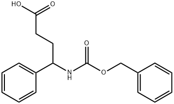 4-Benzyloxycarbonylamino-4-phenyl-butyric acid Structure