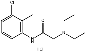 Acetamide, N-(3-chloro-2-methylphenyl)-2-(diethylamino)-, hydrochloride (1:1) Structure