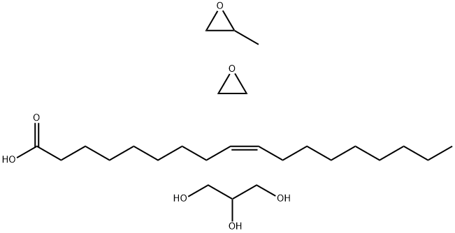 옥시란,메틸-,옥시란중합체,1,2,3-프로판트리올(3:1),(9Z)-9-옥타데세노에이트와에테르 구조식 이미지