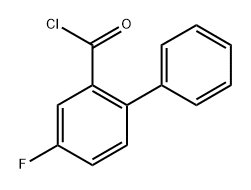 4-Fluorobiphenyl-2-carbonyl chloride Structure