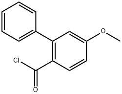 5-Methoxy[1,1'-biphenyl]-2-carbonyl chloride Structure