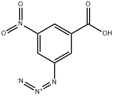 Benzoic acid, 3-azido-5-nitro- Structure