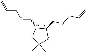 (4R,5R)-bis[(allyloxy)methyl]-2,2-dimethyl-1,3-dioxolane 구조식 이미지