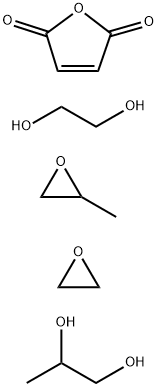 2,5-푸란디온,1,2-에탄디올,메틸옥시란,옥시란및1,2-프로판디올중합체 구조식 이미지