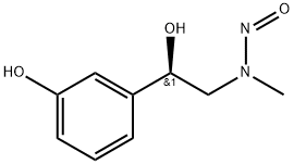 Benzenemethanol, 3-hydroxy-α-[(methylnitrosoamino)methyl]-, (R)- (9CI) Structure