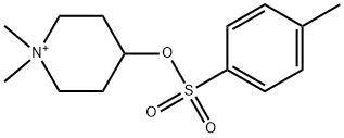 1,1-Dimethyl-4-(4-methylphenyl)sulfonyloxypiperidinium Structure