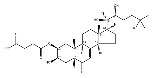 ecdysone 2-hemisuccinate Structure