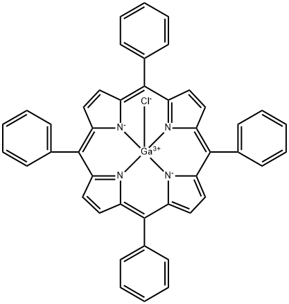 gallium(III) 5,10,15,20-(tetraphenyl)porphyrin chloride Structure