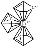 Tris(methylcyclopentadienyl)dysprosium (III) Structure