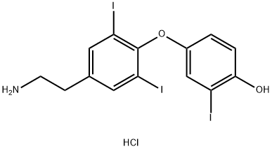 T3AM.HCl,3,3',5-TriiodothyronaMine hydrochloride Structure