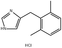 4-[(2,6-dimethylphenyl)methyl]-1H-imidazole hydrochloride Structure