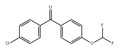 METHANONE, (4-CHLOROPHENYL)[4-(DIFLUOROMETHOXY)PHE Structure