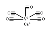 cesium pentacarbonylvanadate (3-) Structure