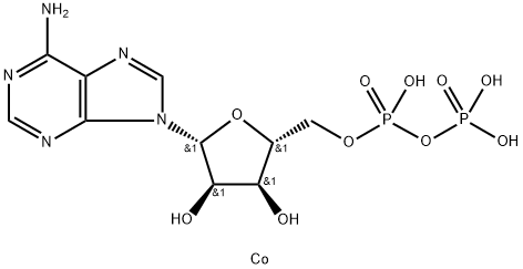 Adenosine 5'-(trihydrogen diphosphate), cobalt(2+) salt (1:1) (9CI) Structure