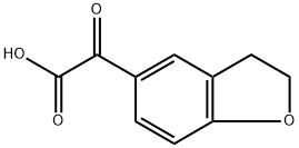 5-Benzofuranacetic acid, 2,3-dihydro-α-oxo- Structure