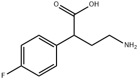 Benzeneacetic acid, α-(2-aminoethyl)-4-fluoro- Structure