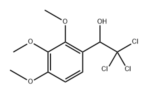 2,2,2-Trichloro-1-(2,3,4-trimethoxyphenyl)ethanol Structure