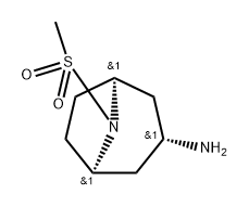 (1R,3S,5S)-rel-8-methanesulfonyl-8-azabicyclo[3.2.1]octan-3-amine Structure