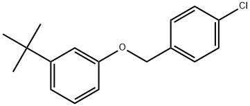 1-[(4-Chlorophenyl)methoxy]-3-(1,1-dimethylethyl)benzene Structure