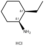 Cyclohexanamine, 2-ethyl-, hydrochloride, (1S-cis)- Structure