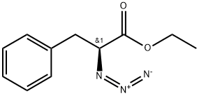 Benzenepropanoic acid, α-azido-, ethyl ester, (S)- (9CI) Structure