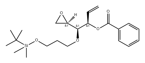 (1R,2S)-1-(3-((tert-butyldimethylsilyl)oxy)propoxy)-1-((R)-oxiran-2-yl)but-3-en-2-yl benzoate Structure