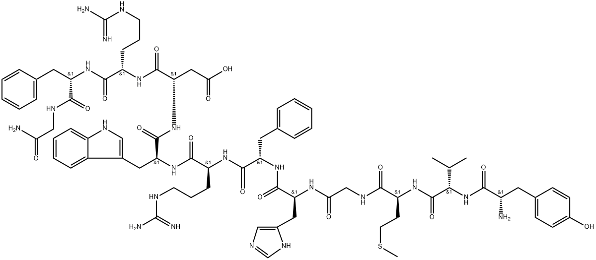 γ2 - MSH (41 - 58), amide 구조식 이미지