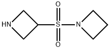 Azetidine, 1-(3-azetidinylsulfonyl)tetrahydro- Structure